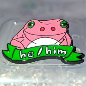 Pin He/Him pronoun toad